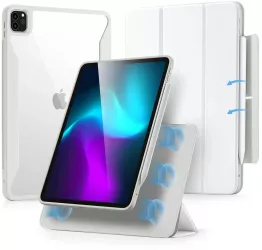 Husa pentru iPad Pro 11 2024 - ESR Rebound Hybrid - White 