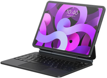 Husa pentru iPad Pro 12.9 2018/2020/2021/2022 - Baseus Brilliance Magnetic Keyboard Case Digital Display ARJK010216 - Gray 