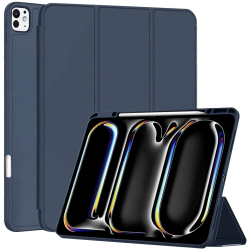 Husa pentru iPad Pro 13 2024 - Techsuit Flex Trifold - Dark Blue 