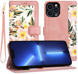 Husa pentru iPhone 13 Pro Max - Techsuit FlipCraft - Sweetheart Pink 