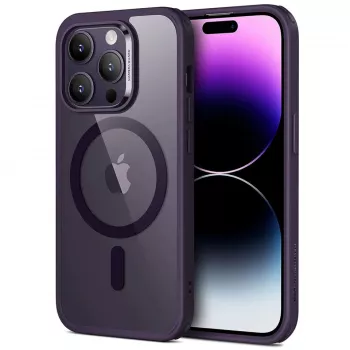 Husa pentru iPhone 14 Pro - ESR Classic Hybrid HaloLock - Clear Purple 