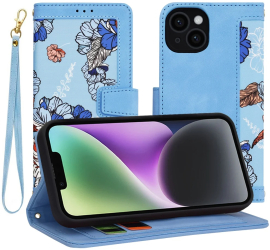 Husa pentru iPhone 14 - Techsuit FlipCraft - VibrantA Blue 