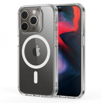 Husa pentru iPhone 15 Pro Max - ESR Classic Hybrid HaloLock - Clear 