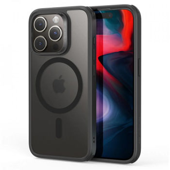 Husa pentru iPhone 15 Pro Max - ESR Classic Hybrid HaloLock - Frosted Black 