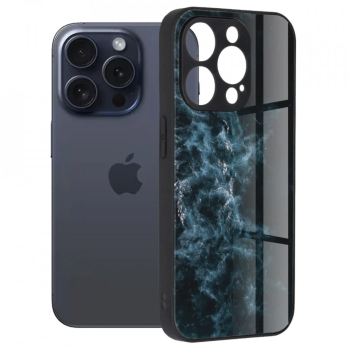 Husa pentru iPhone 15 Pro - Techsuit Glaze Series - Blue Nebula 