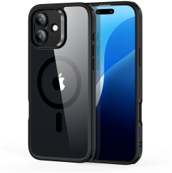Husa pentru iPhone 16 - ESR Classic Hybrid HaloLock - Clear Black 