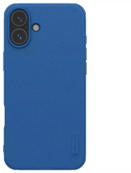 Husa pentru iPhone 16 - Nillkin Super Frosted Shield Pro - Blue 