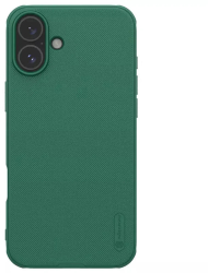 Husa pentru iPhone 16 - Nillkin Super Frosted Shield Pro - Deep Green 