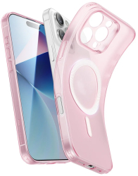 Husa pentru iPhone 16 Pro - ESR Zero HaloLock - Frosted Pink 