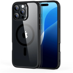Husa pentru iPhone 16 Pro Max - ESR Classic Hybrid HaloLock - Clear Black 