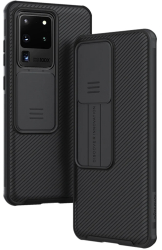 Husa pentru iPhone 16 Pro Max - Nillkin CamShield Prop - Transparent Black 