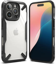 Husa pentru iPhone 16 Pro Max - Ringke Fusion X - Black 