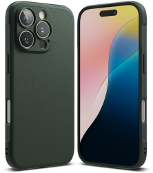 Husa pentru iPhone 16 Pro - Ringke Onyx - Dark Green 