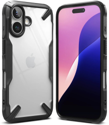 Husa pentru iPhone 16 - Ringke Fusion X - Black 