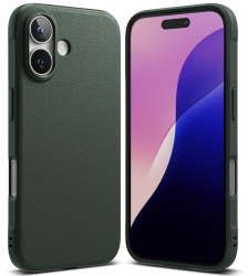 Husa pentru iPhone 16 - Ringke Onyx - Dark Green 