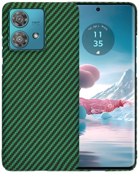 Husa pentru Motorola Edge 40 Neo - Techsuit Carbonite FiberShell - Green 