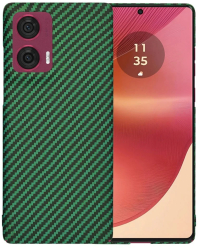 Husa pentru Motorola Edge 50 Fusion - Techsuit Carbonite FiberShell - Green 