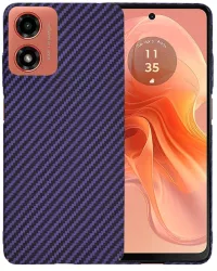 Husa pentru Motorola Moto G04 / Moto G04s / Moto G24 / Moto E14 - Techsuit Carbonite FiberShell - Purple 