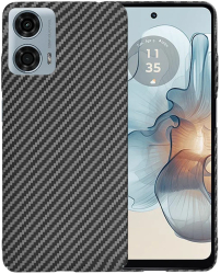 Husa pentru Motorola Moto G24 Power - Techsuit Carbonite FiberShell - Black 