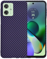 Husa pentru Motorola Moto G54 / Moto G54 Power Edition / Moto G64 - Techsuit Carbonite FiberShell - Purple 