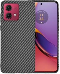 Husa pentru Motorola Moto G84 - Techsuit Carbonite FiberShell - Black 