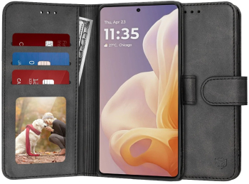 Husa pentru Motorola Moto G85 - Techsuit Diary Book - Black 