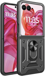Husa pentru Motorola Razr 50 Ultra - Techsuit CamShield Series - Black 