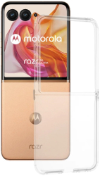 Husa pentru Motorola Razr 50 Ultra - Techsuit Clear Silicone - Transparent 