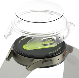 Husa pentru Samsung Galaxy Watch7A 40mm + Folie - Ringke Slim - Alpine Clear 