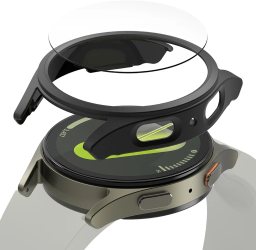 Husa pentru Samsung Galaxy Watch7A 40mm + Folie - Ringke Slim - Matte Black 