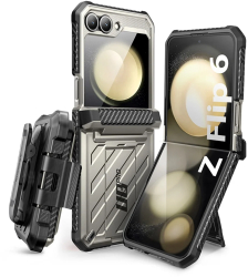 Husa pentru Samsung Galaxy Z Flip6 - Supcase Unicorn Beetle Pro - Titan Gray 