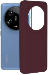 Husa pentru Xiaomi 14 Ultra - Techsuit Soft Edge Silicone - Plum Violet 