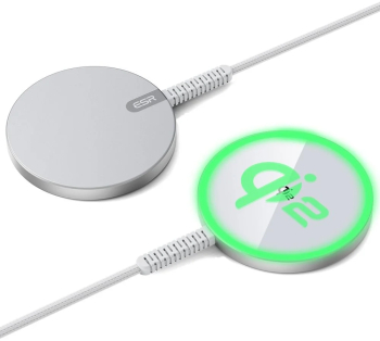 Incarcator Wireless Compatibil MagSafe - ESR HaloLock - Silver 