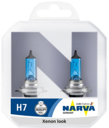 SET 2 BECURI FAR H7 55W 12V RANGE POWER WHITE NARVA 