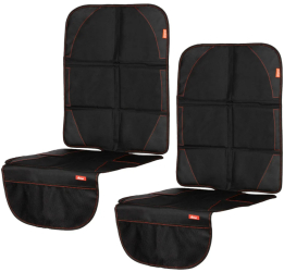 Set 2 protectii bancheta Diono Ultra Mat Black