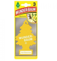 SET 3 BUCATI ODORIZANTE AUTO BRADUT WUNDER-BAUM VANILLAROMA