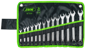 SET DE 14 CHEI COMBINATE - FINISAJ CROM JBM 
