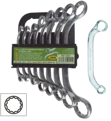 SET DE 8 CHEI INELARE SEMILUNA JBM 