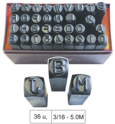 SET MATRITA-POANSON CU LITERE SI NUMERE - 36 PIESE JBM 