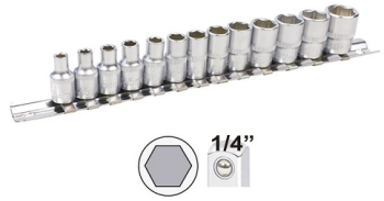 SET TUBULARE 1/4 HEXAGONALE JBM 