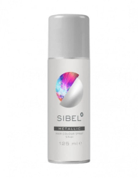Spray colorant argintiu metalic pentru par Sibel Metallic Silver 125ml 