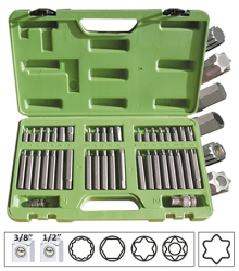 TRUSA SPECIALA CU 40 CAPETE SURUBELNITA PENTRU SURUBURI TORX 12-6 FETE JBM 