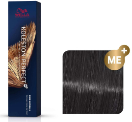 Vopsea de par permanenta Wella Professionals Koleston Perfect Pure Naturals 2/0 Negru 60 ml 