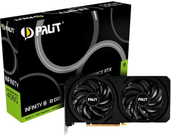 Placa video Palit Infinity 2 GeForce RTX 4060 8GB GDDR6 128-bit DLSS 3 