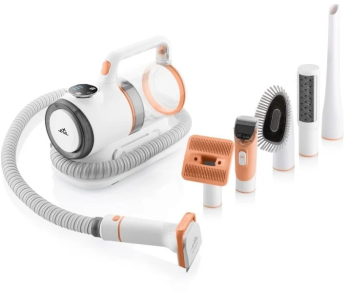 Aspirator 6 in 1 ETA Pet Master 4216 90000 pentru toaletarea animalelor de companie silentios alb/portocaliu 