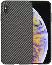 Husa pentru iPhone XS Max - Techsuit Carbonite FiberShell - Black 