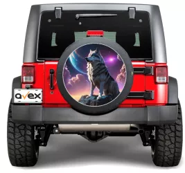 Sticker Auto Roata de Rezerva rezistenta la intemperii si raze UV diametru 55 cm Cod AVX-RR02 