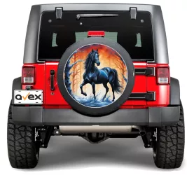 Sticker Auto Roata de Rezerva rezistenta la intemperii si raze UV diametru 55 cm Cod AVX-RR13 