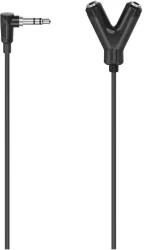 Adaptor Hama Audio 2 x priza jack 3.5 mm stereo 