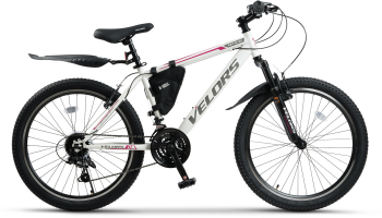   Bicicleta MTB-HT Velors Neptune 2.4 V24215G 24& Alb/Mov/Gri 